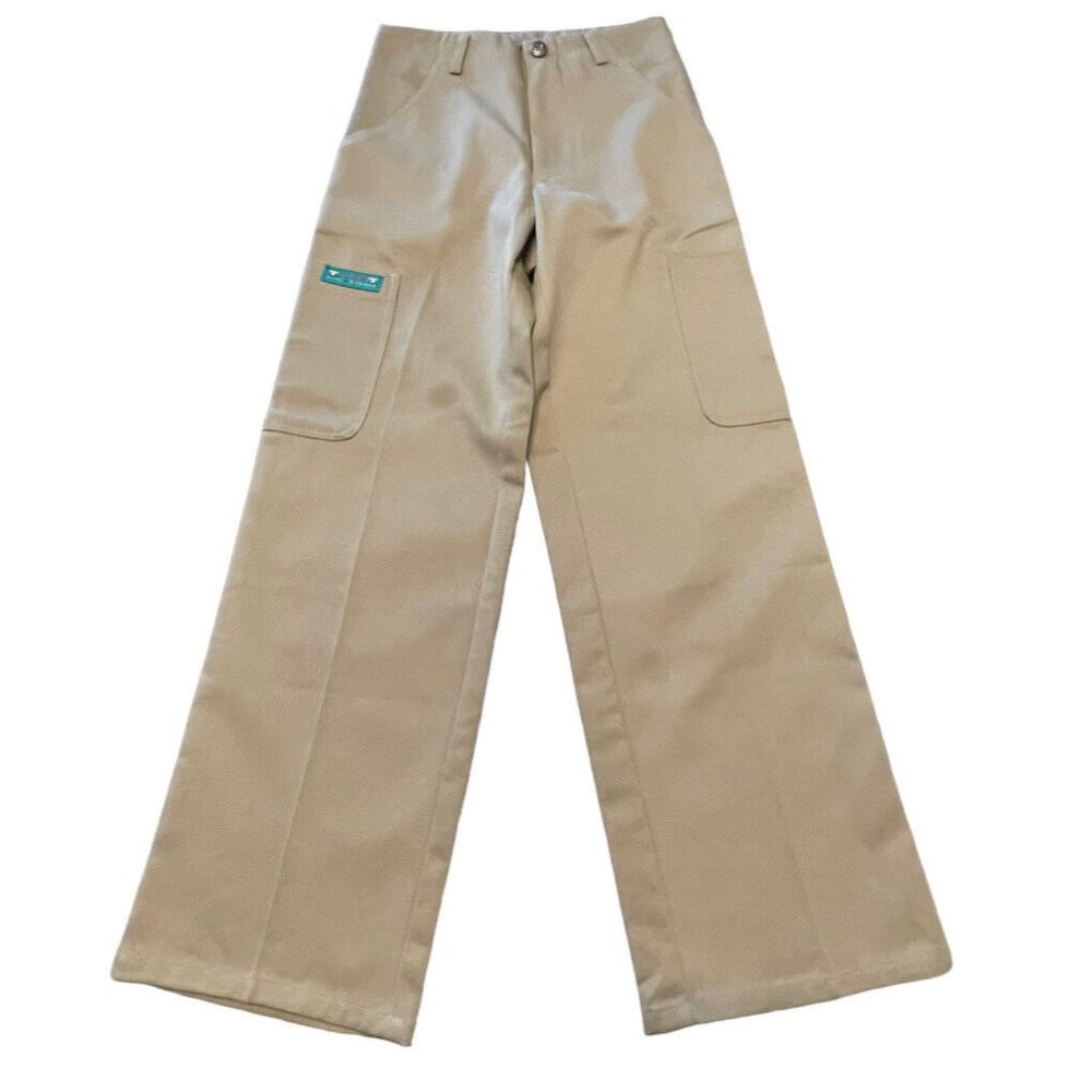 Girl Scouts Of America Uniform Khaki Cargo Junior Pants Girl Size 7 Scouting NEW